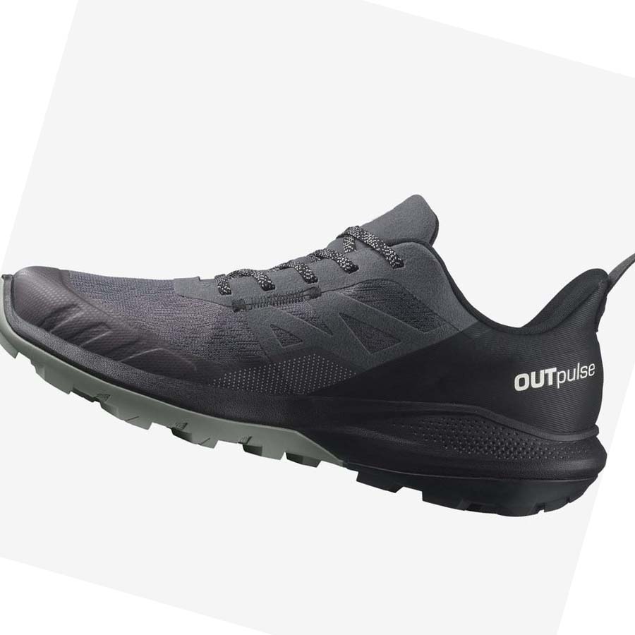 Salomon OUTPULSE GORE-TEX Túracipő Férfi Szürke | HU 2044YXF